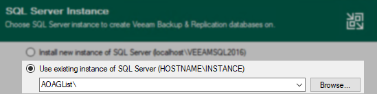 SQL Server Instance