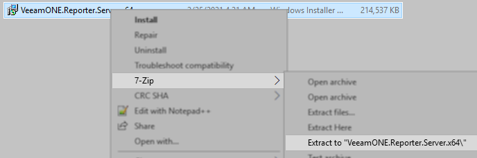 How to extract MSI contents