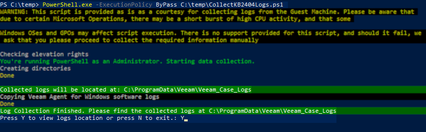 Log Collection