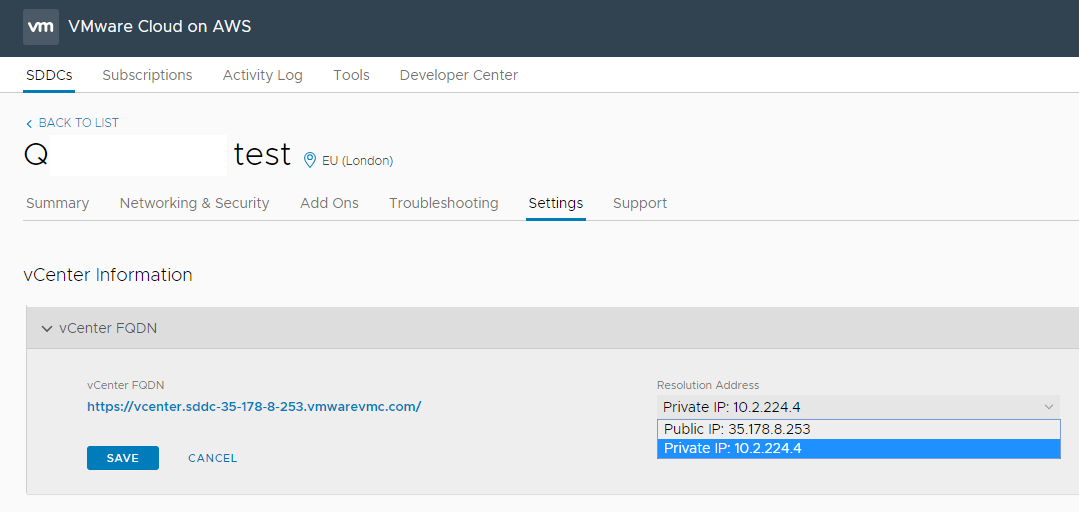 dns settings