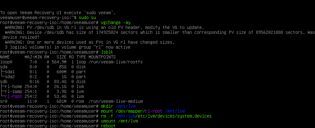 lvmnorootsolution