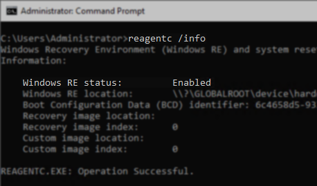 reagentc /info example