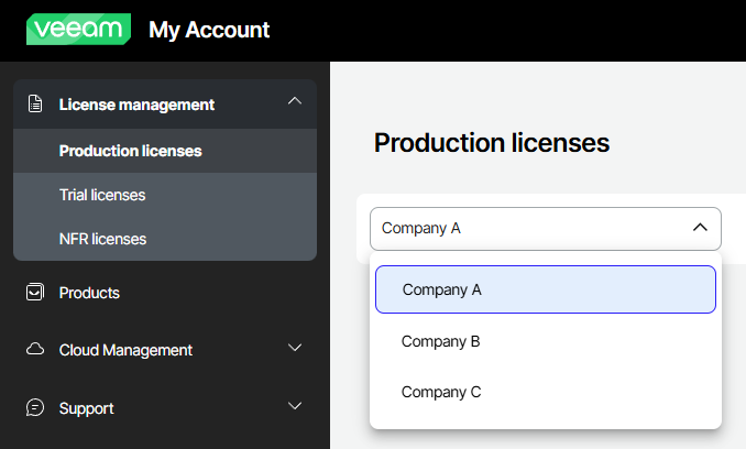 Accoutn Switcher