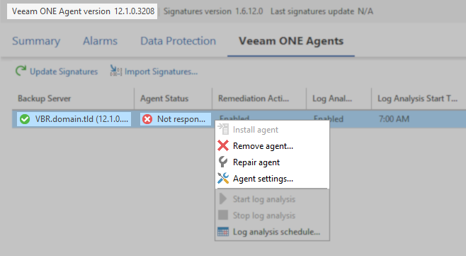 VONE Agent Port Blocked