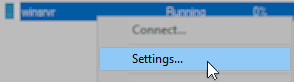 settings screenshot