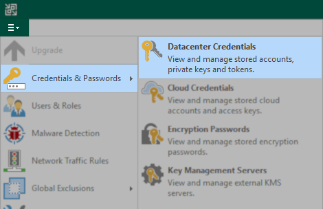 Credentials Manager