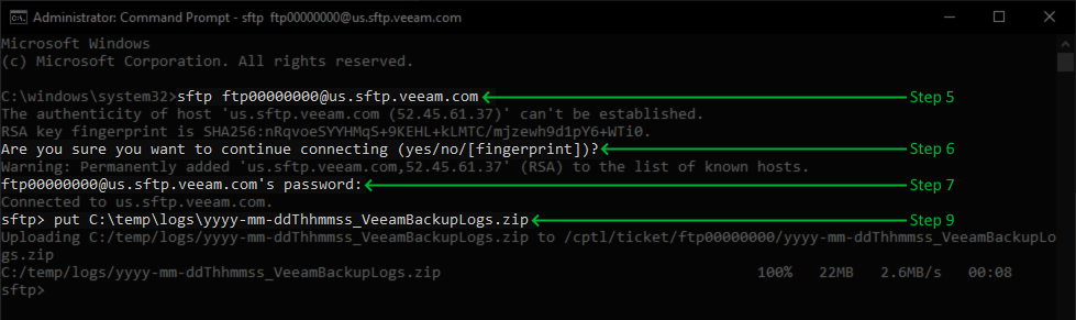 SFTP CLI