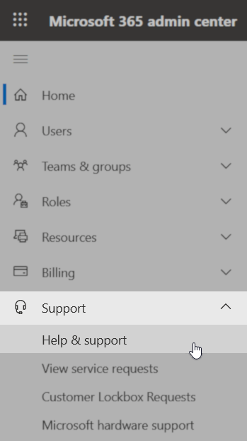 support service request