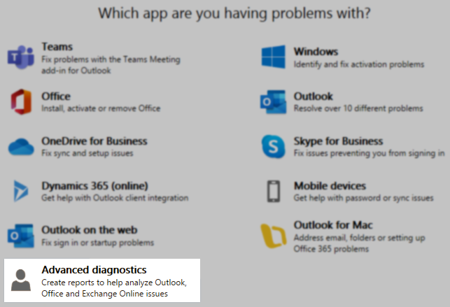Advanced Diagnostics