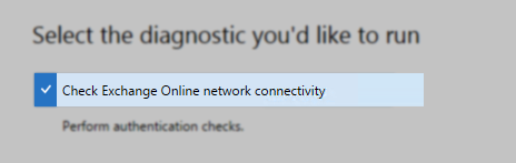 Check Exchange Online network connectivity