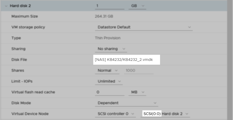 Identify SCSI node on production machine