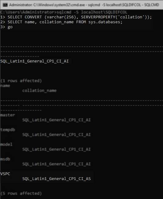 example of sqlcmd