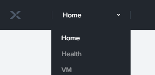Screenshot showing the Prism dropdown box where the Mine with Veeam entry is missing