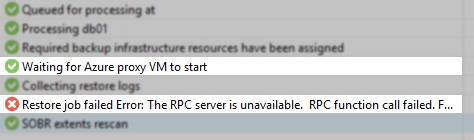 Proxy Failure