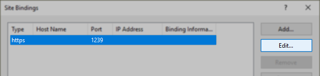 edit binding