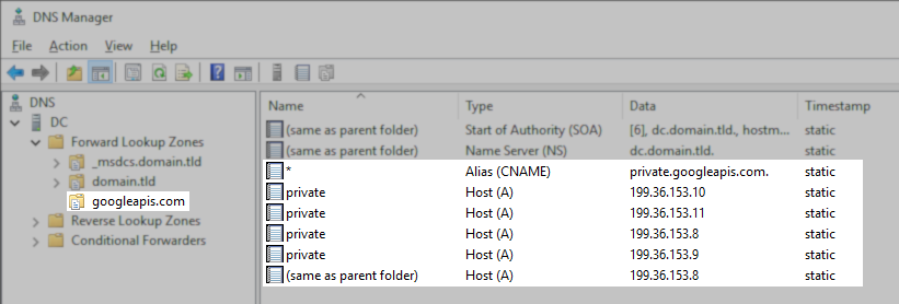 DNS Config