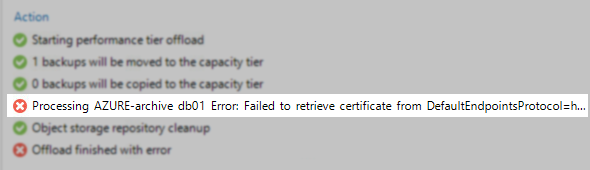 Job Error
