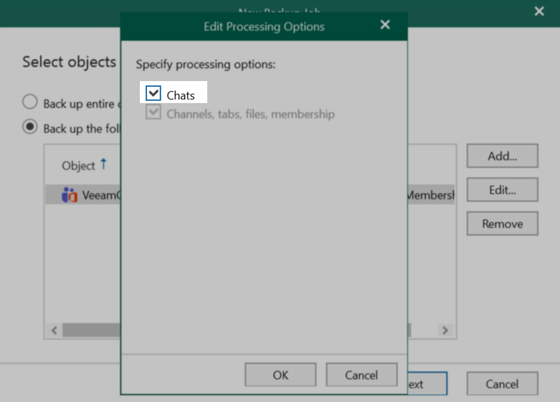 Enable Chats Processing