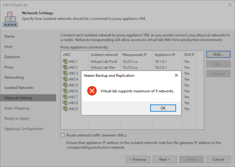 Screenshot of Error