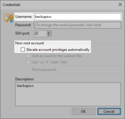 Example of Non-root with no elevate