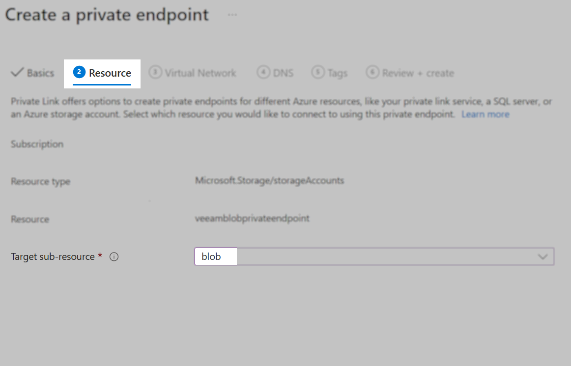 Create Private Endpoint 2
