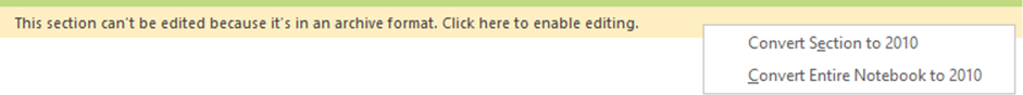 Archive Status Message