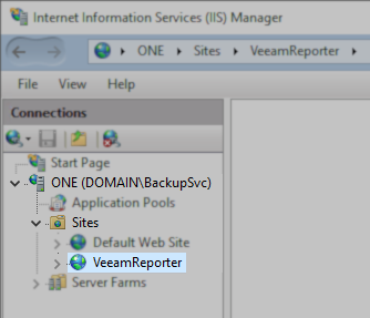 VeeamReporter Site