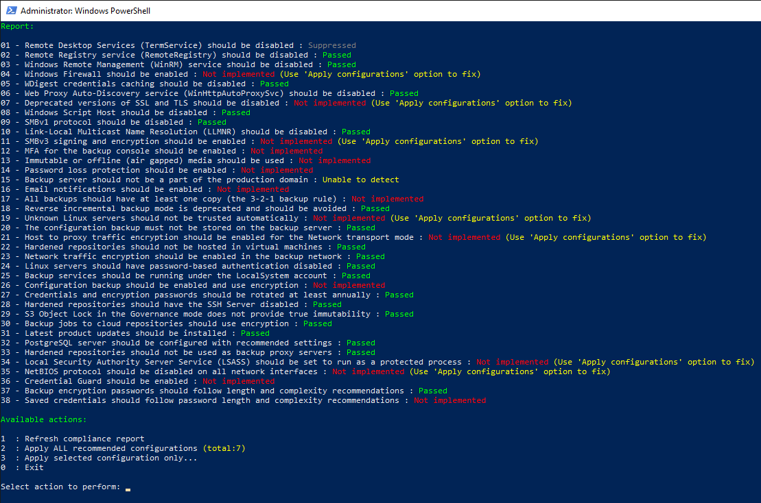 KB4525: Script to Automate Implementation of Security & Compliance ...