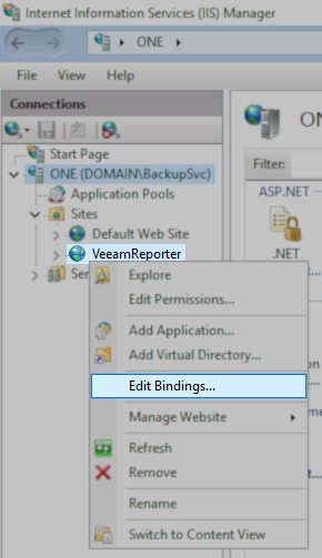 Edit Bindings