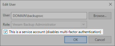 Disable MFA temporarily