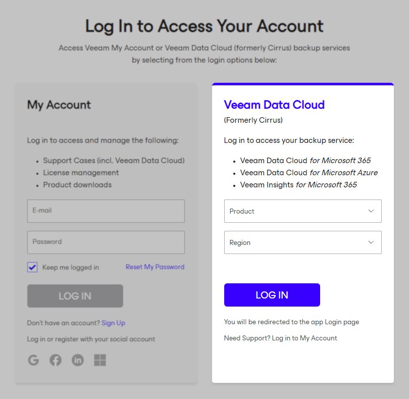VDC Login