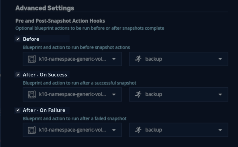 advanced settings