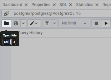 Open Query File