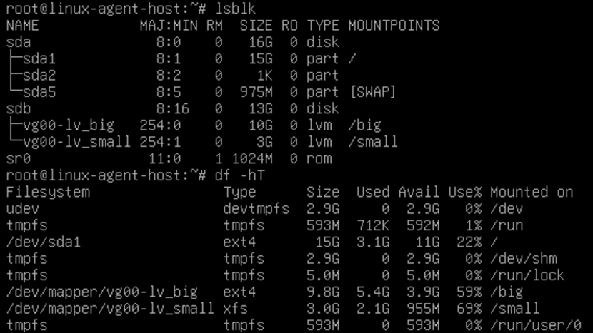 post disk removal configuration exampe