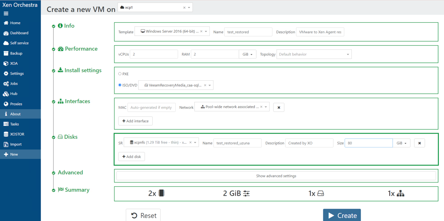 Create VM