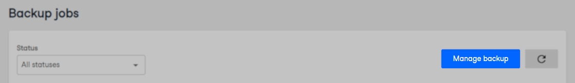 Managed Backups