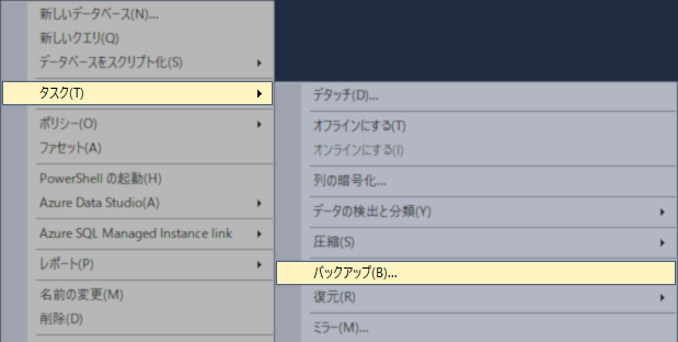 tasks backup
