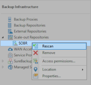 Rescan SOBR