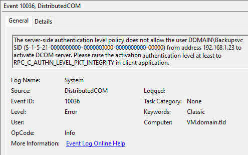 Event 10036 Example