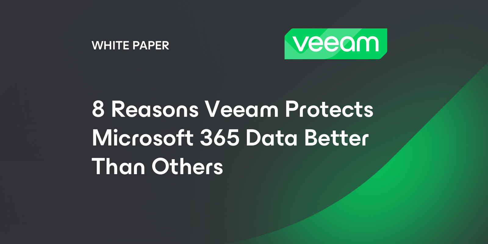 8 Reasons Veeam Protects Microsoft 365 Data Better Than Others