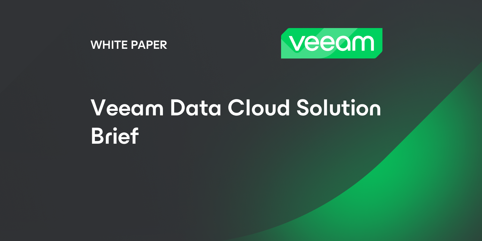 Veeam Data Cloud Solution Brief veeam-data-cloud-solution-brief