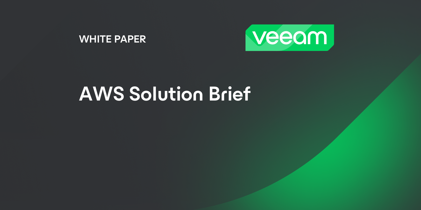AWS Solution Brief